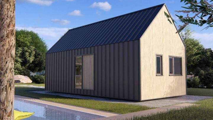 The Delta house offers a peaceful living environment, designed to combine comfort, light, and tranquility in a warm space.
