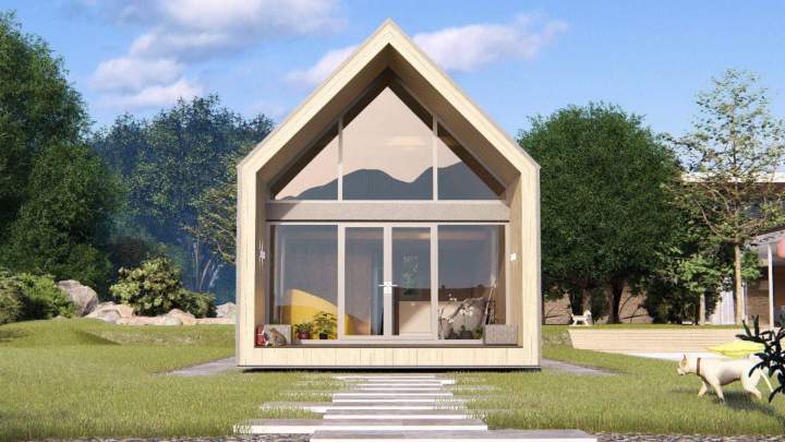The Delta house offers a peaceful living environment, designed to combine comfort, light, and tranquility in a warm space.