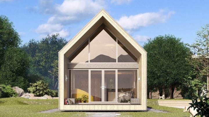 The Delta house offers a peaceful living environment, designed to combine comfort, light, and tranquility in a warm space.