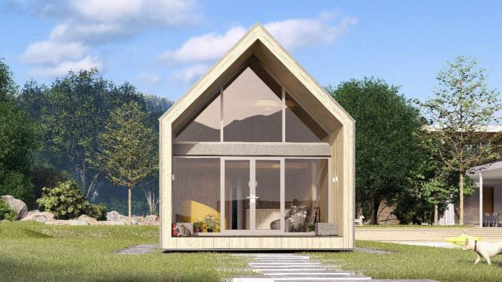 The Delta house offers a peaceful living environment, designed to combine comfort, light, and tranquility in a warm space.