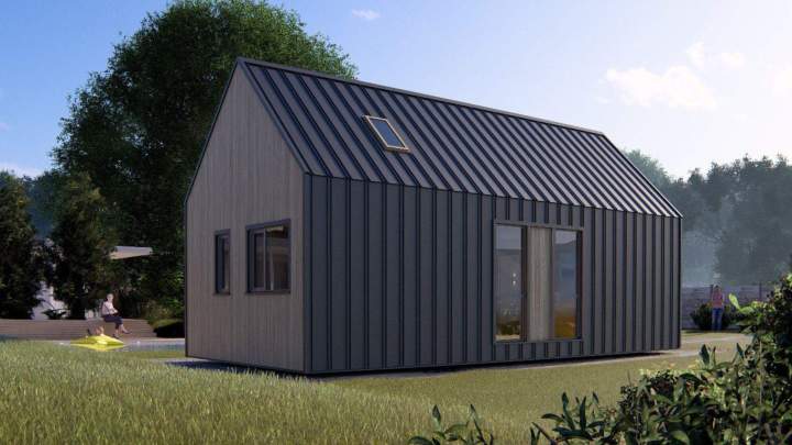 The Delta house offers a peaceful living environment, designed to combine comfort, light, and tranquility in a warm space.