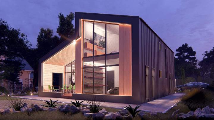 Chalet en bois en kit Rhône-Alpes