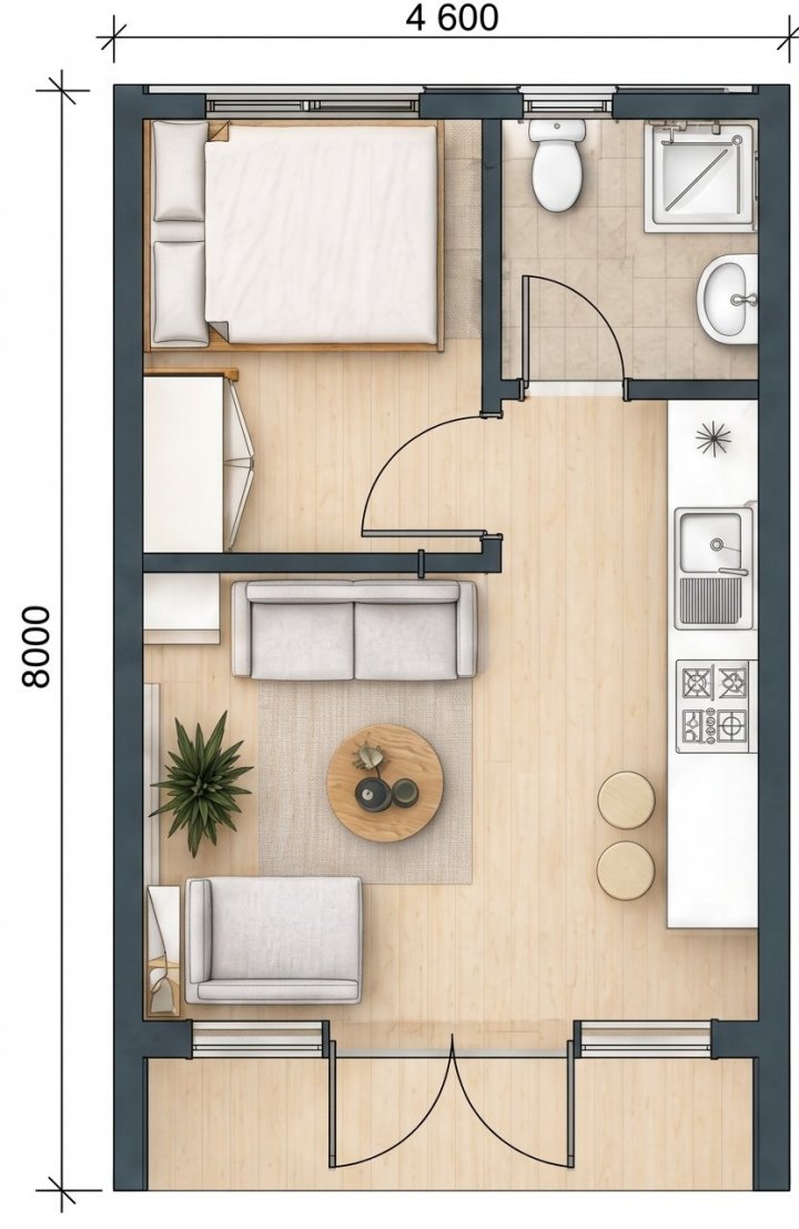 PLAN DU REZ-DE-CHAUSSÉE