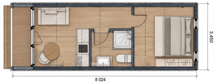 PLAN CÔTÉ NUIT