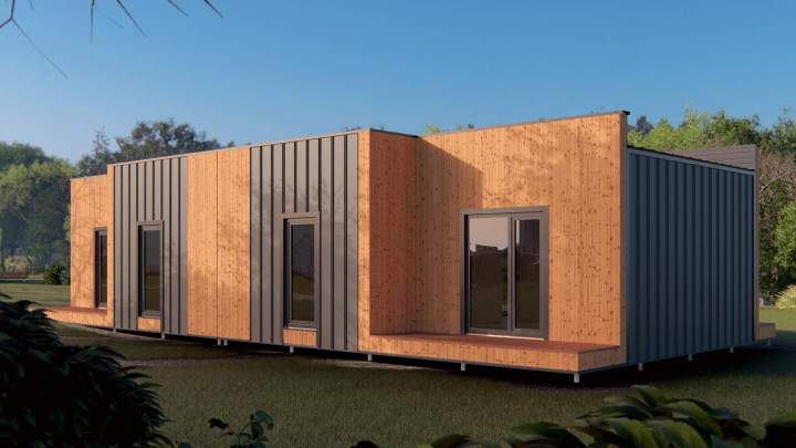 Chalet en bois en kit Rhône-Alpes